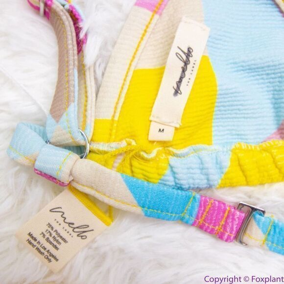 NEW SET! MELLO the label * Free People womens brazilian bikini set carnaval, M - Picture 16 of 16